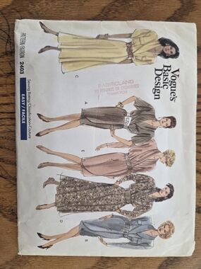 Vogue Basic Design Sewing Pattern 2403